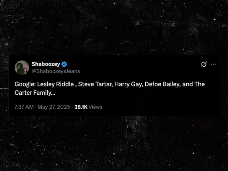 shaboozey tweet