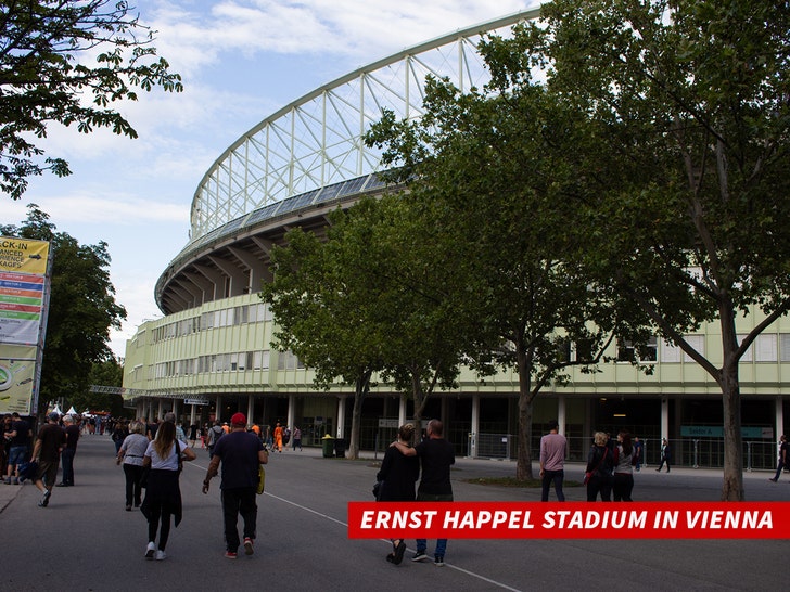 Ernst Happel Stadium in Vienna Istock