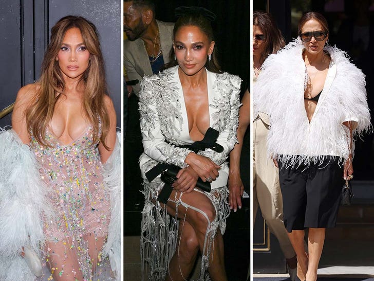 Jennifer Lopez Paris Fashion Week