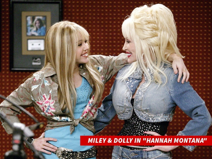 miley cyrus and dolly parton everett collection 1