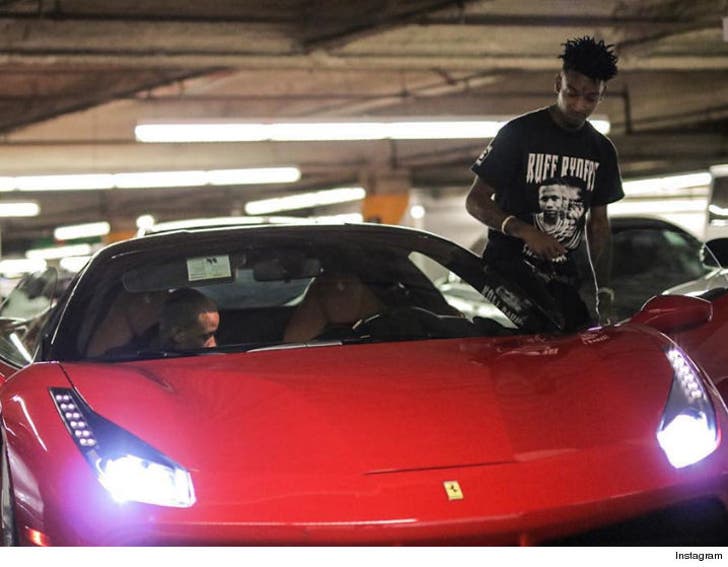 21 Savage showed off his brand new whip, which costs around $1,000,000.  That's Ferrari's first plug-in hybrid with 1000 hp under the hood…