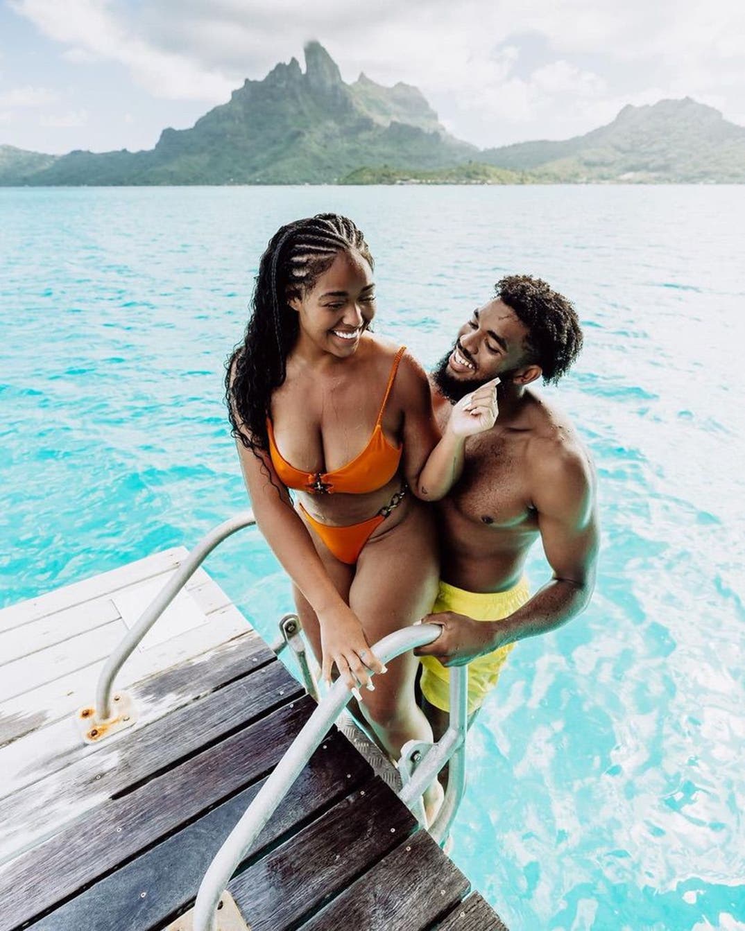 Jordyn Woods and Karl-Anthony Towns