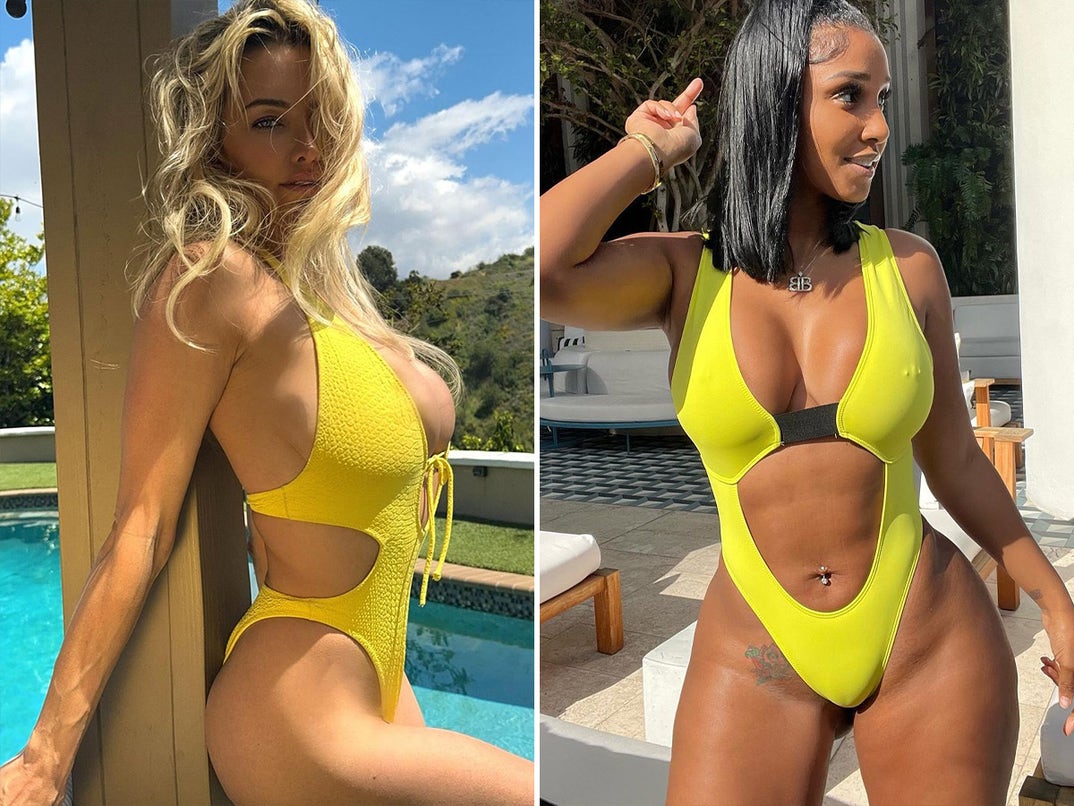 Lindsey Pelas vs. Bernice Burgos -- Yellow Onesies Edition