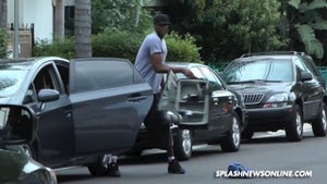 Lamar Odom -- Attacks Paparazzi, Trashes Camera and a Car
