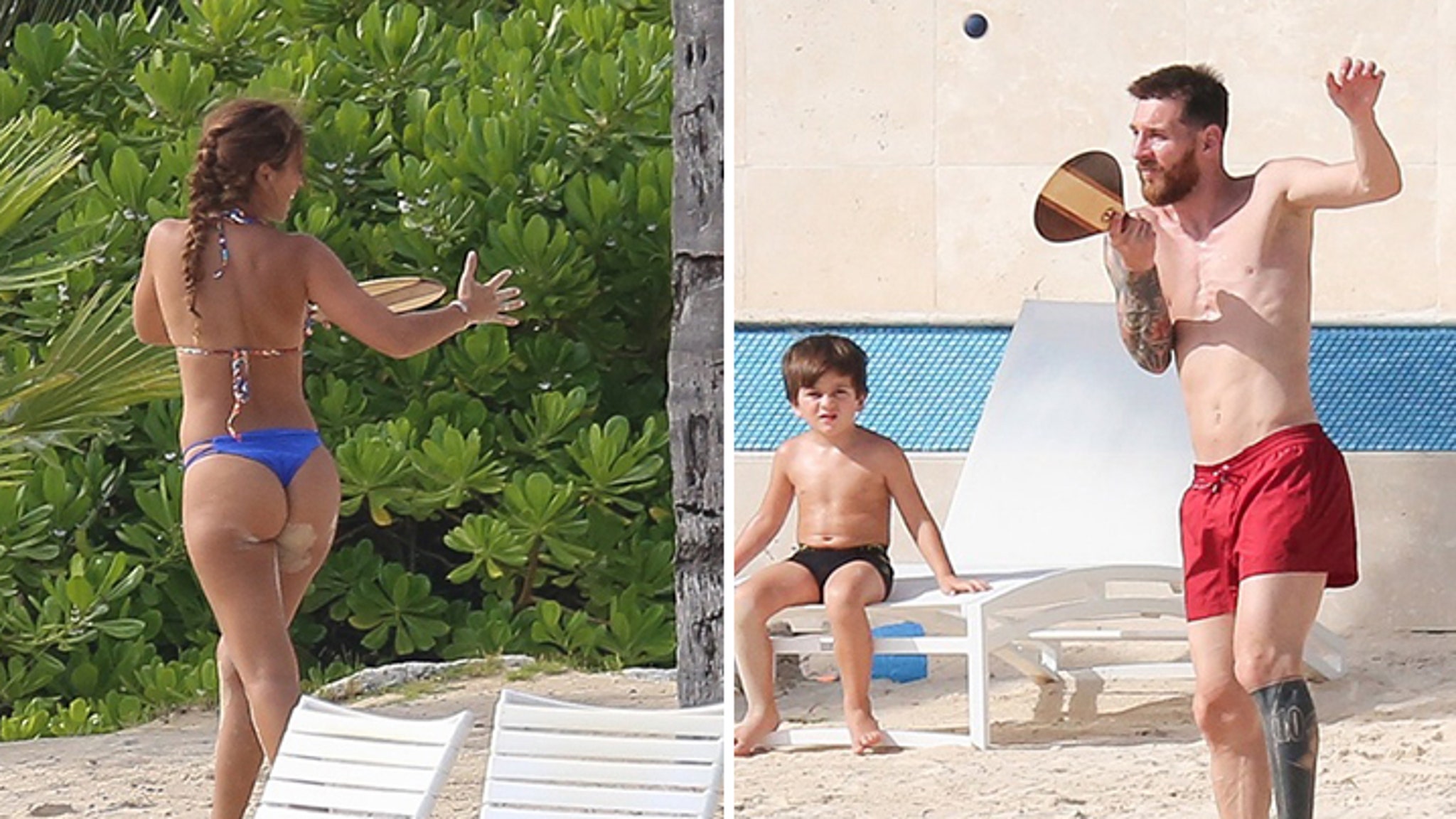 Lionel Messi Enjoys Caribbean Honeymoon with Wife and Sons.
