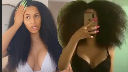 Follow Cardi's steps for some incredible natural hair OKURRRR!