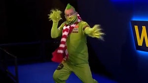 Pro Darts Player Peter Wright Goes Full Grinch At World Championship