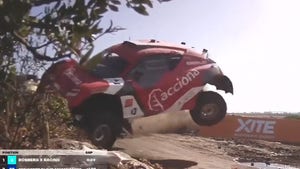 Racing Legend Carlos Sainz Sr. Hospitalized After Wild Extreme E Crash, 'Lot Of Pain'