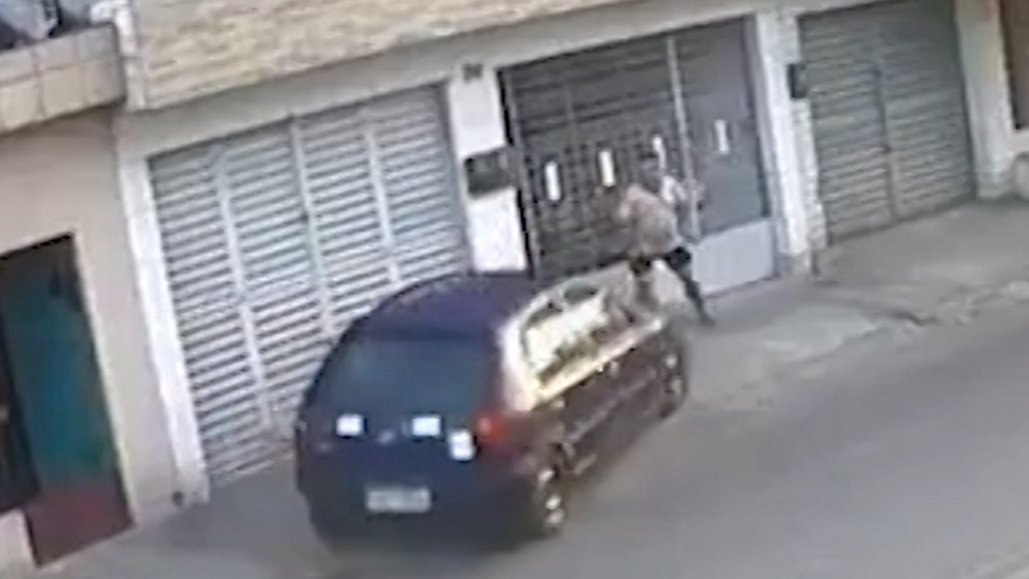 Video Shows Speeding Car Barrel Into Pedestrian, Sending Him Flying