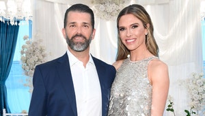 Donald Trump Jr. and his fiancee Bettina Anderson getty comp