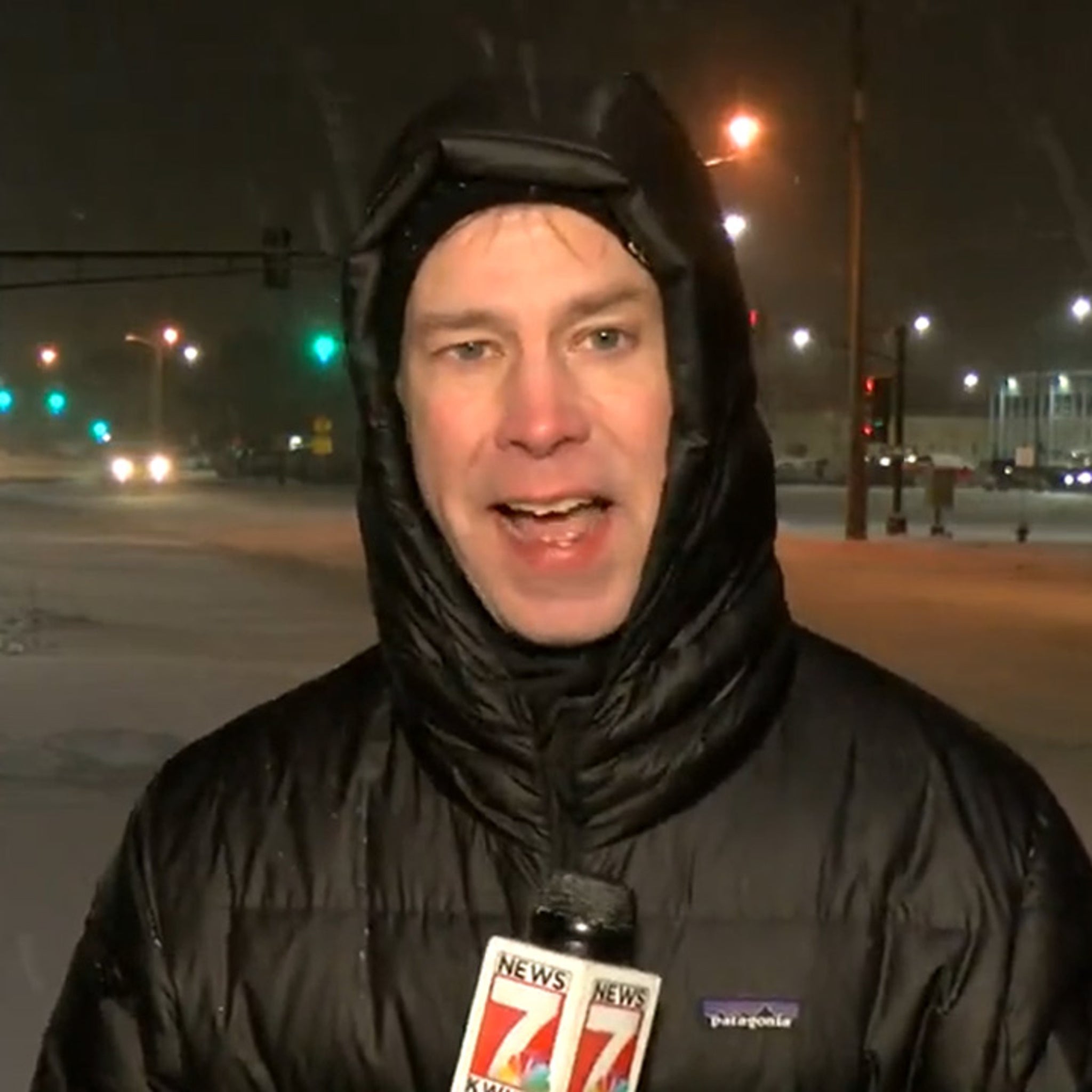 Iowa TV Reporter Delivers Snarky Weather Report in Snow Storm Iowa TV Reporter Delivers Snarky Weather Report in Snow Storm