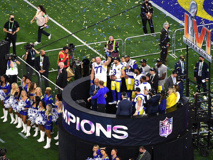 Rams Celebrate Super Bowl LVI Win!