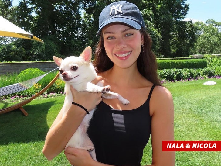 nicola peltz e il cane nala sub