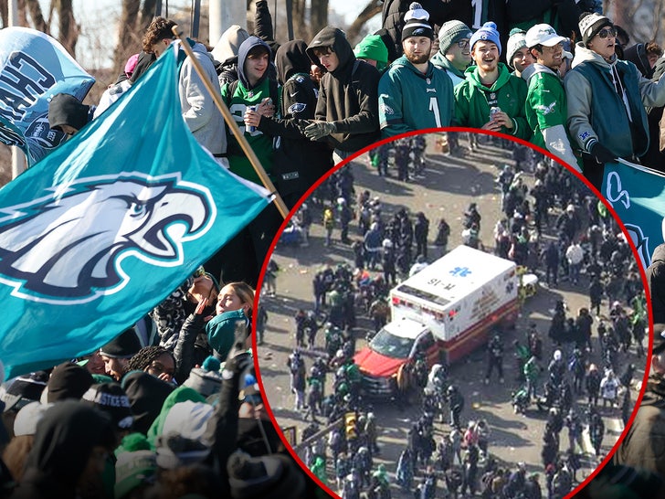 Duas pessoas atiraram em Philadelphia Eagles Parade Parade