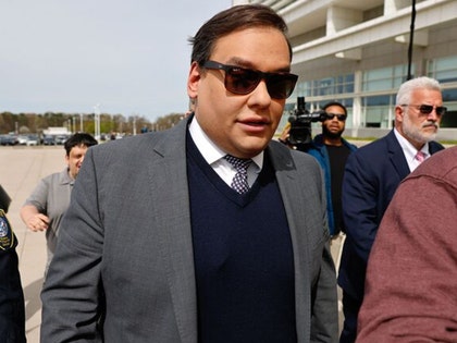 george santos arriving to federal court to be sentenced shutterstock