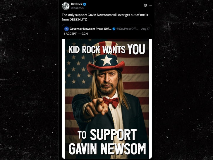 kid rock gavin newsom x sub