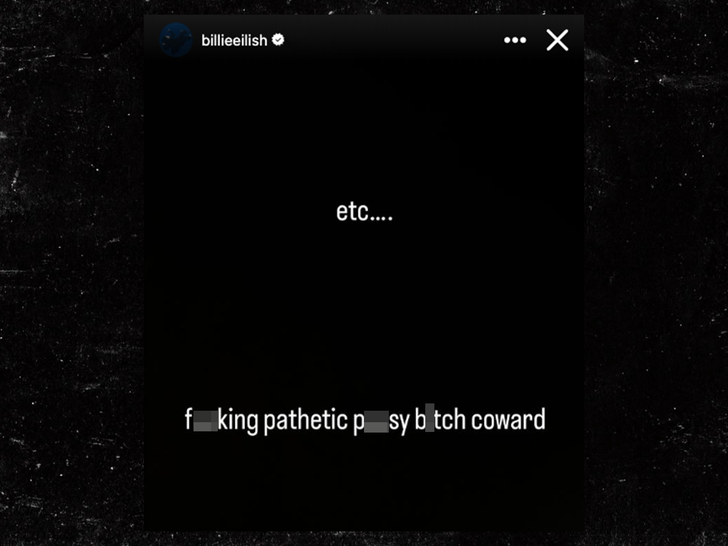 Billy Eilish Elon Kasturi Insta Sub