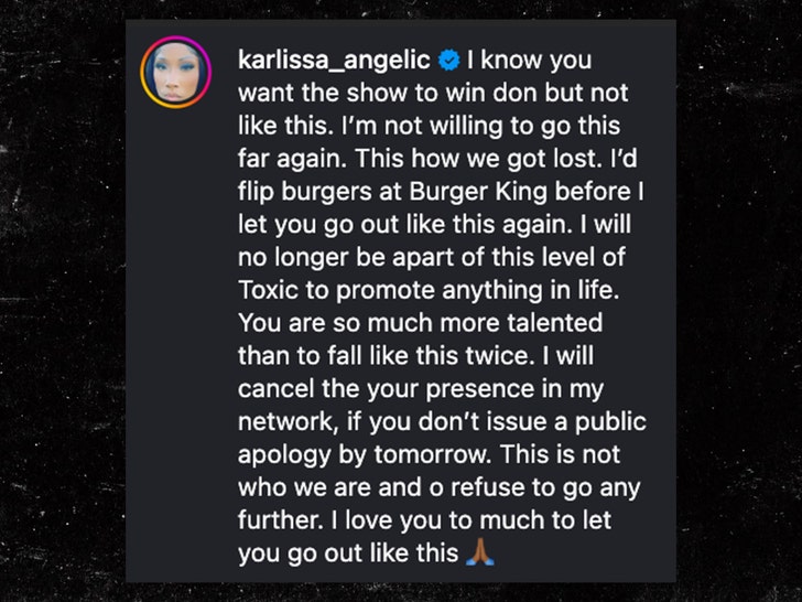 karlissa blueface instagram comment