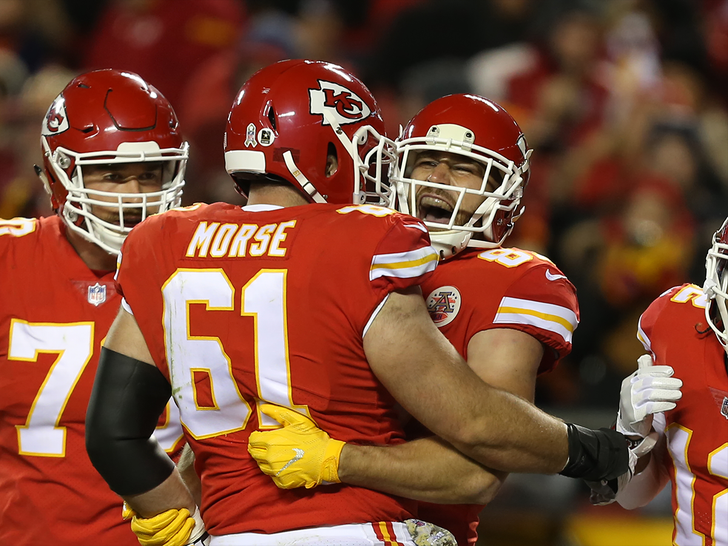 sub Mitch Morse with Travis Kelce getty 2