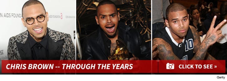 Chris Brown -- The Proud Papa
