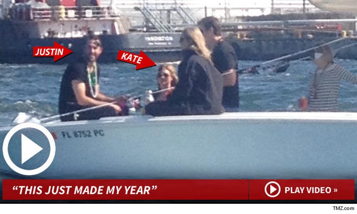 Justin Verlander -- Plays Pirate with Kate Upton's Booty  Witnesses  Celebrate!