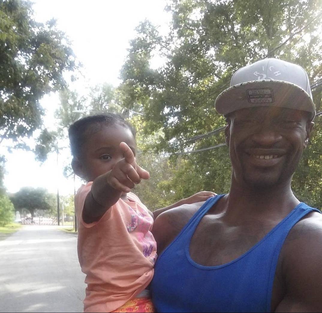 George Floyd and daughter 2