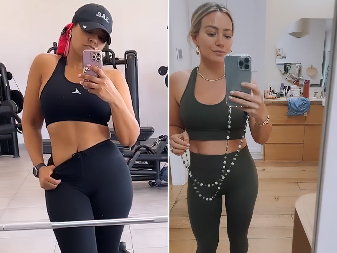 Ashanti vs. Hillary Duff -- Workout Wear Edition