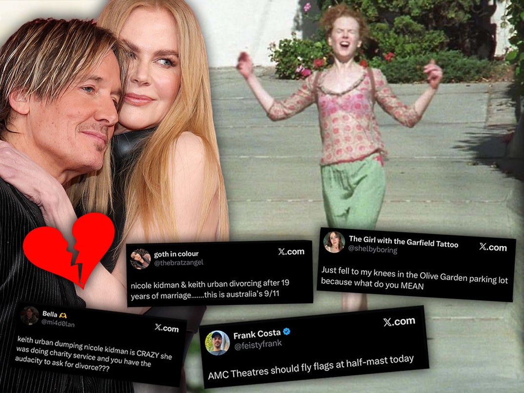 The breakup heard 'round the world ... Nicole Kidman filed for divorce from long-time partner Keith Urban, and while these two celebs aren't necessarily woke with Gen-Z, her work on 