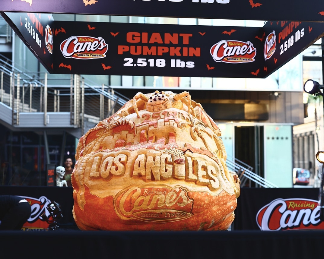 Cane's Unveiling Giant Pumpkin 13