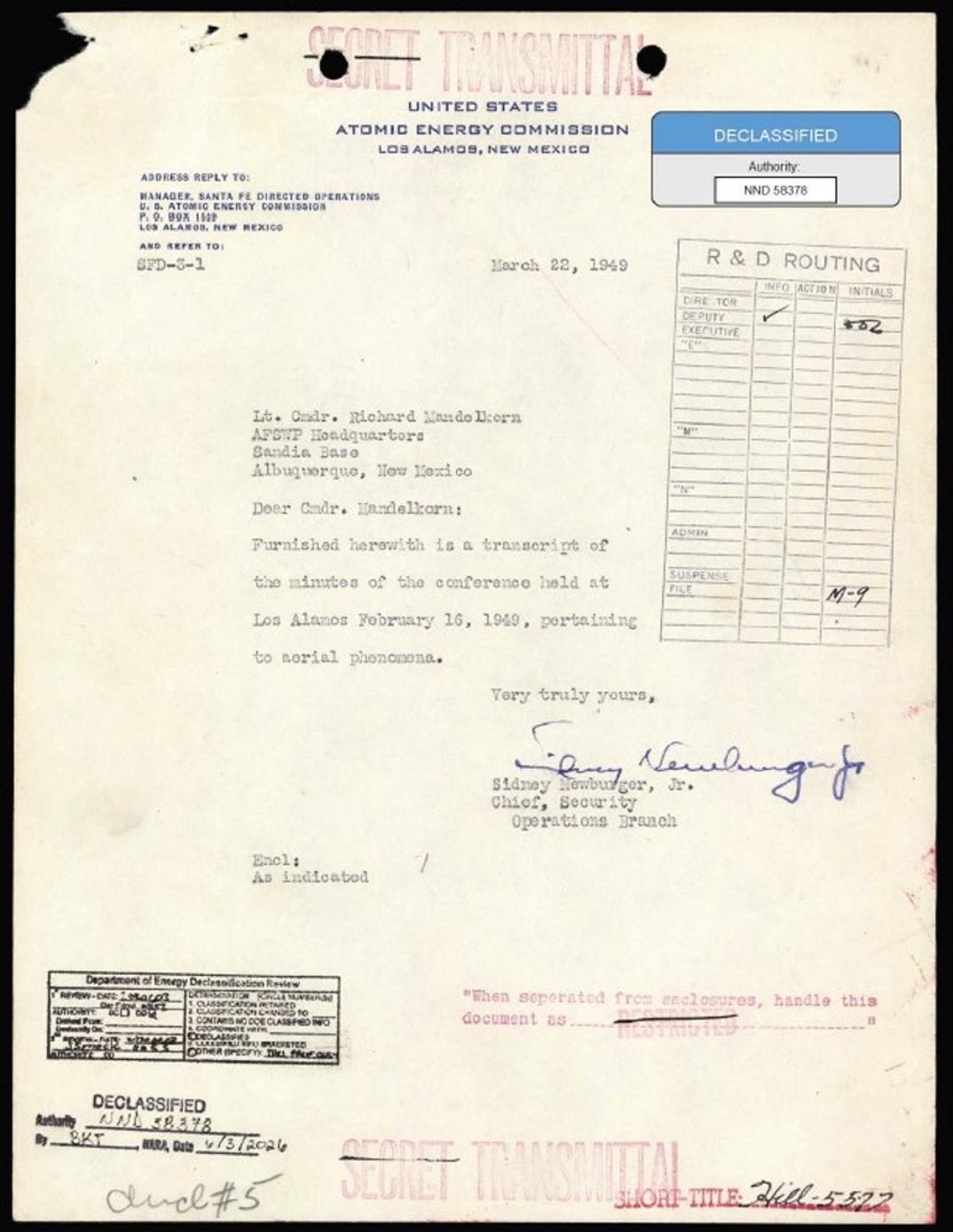 More UAP Documents Released 0