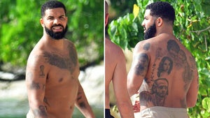 Drake's Pandemic Getaway to Barbados Continues with Shirtless Beach Time
