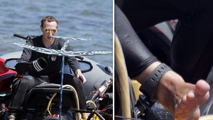 Mark Zuckerberg Surfing with Ankle Bracelet That Drives Sharks Away