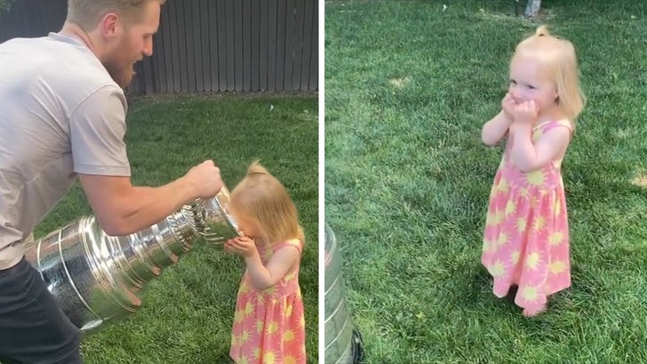 Avalanche Star Gabriel Landeskog's Daughter Takes Adorable Sip From Stanley Cup.jpg