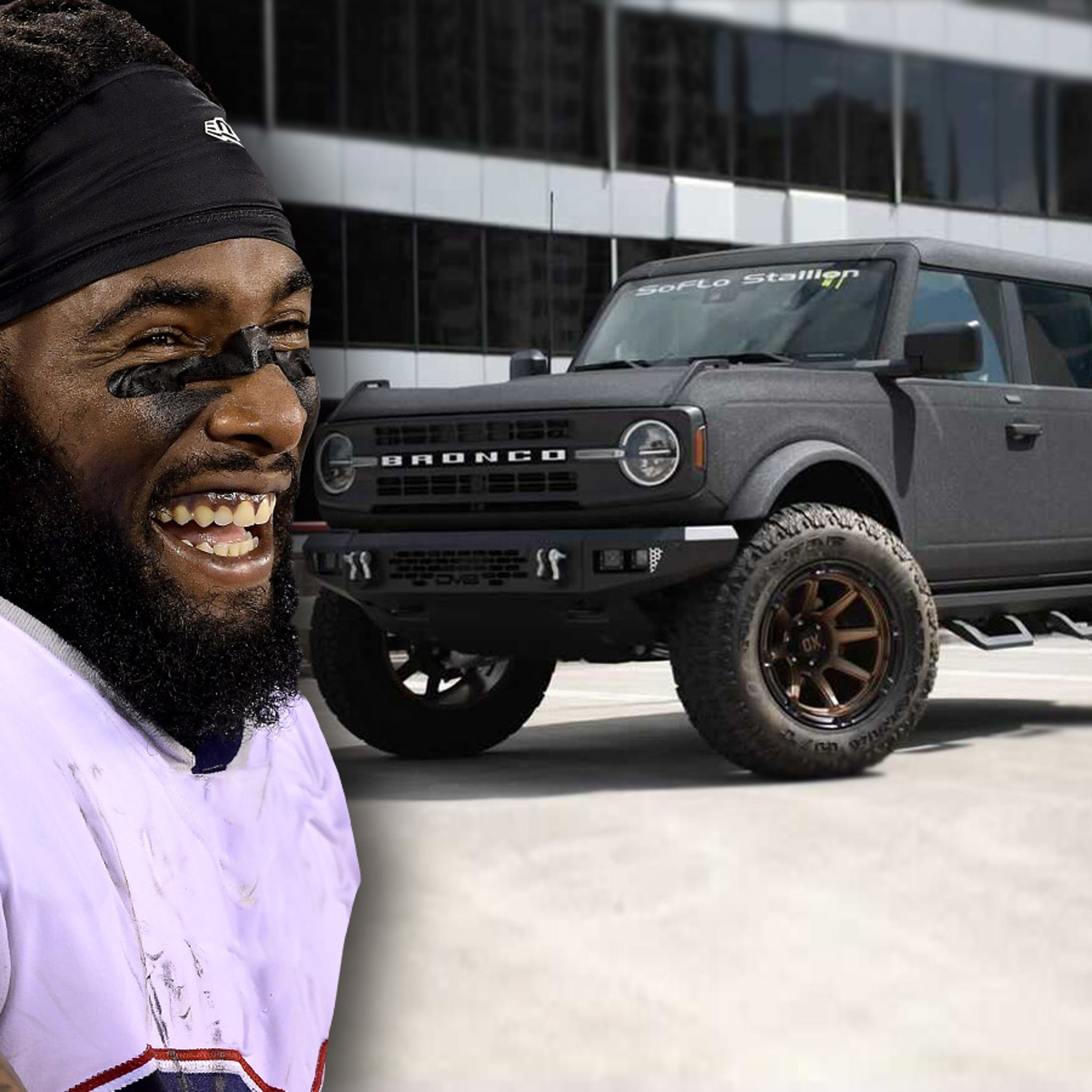 Raiders' Brandon Bolden Cops $150K Tricked-Out Ford Bronco