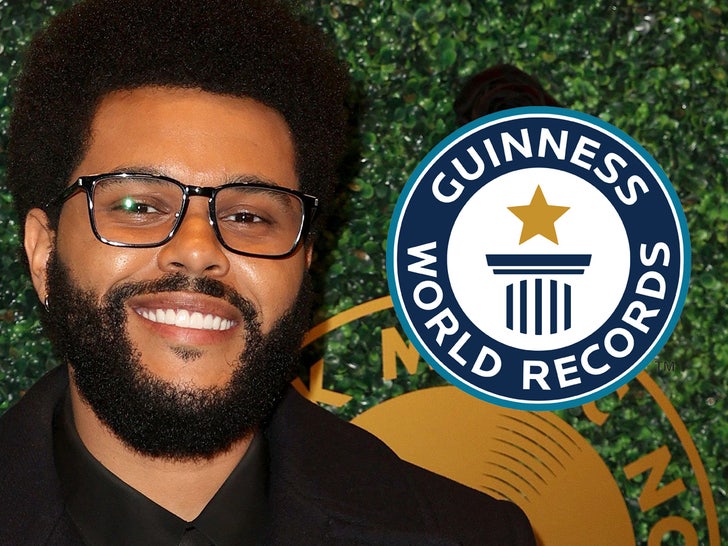 the weeknd Guinness World Record