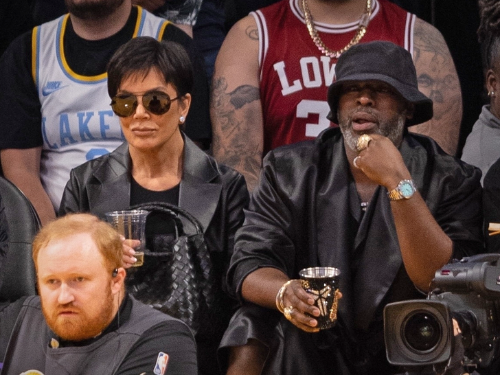 Kris Jenner Attends Lakers Game, Supports Tristan Thompson