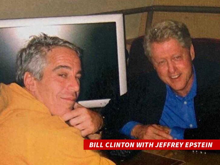 Bill Clinton com Jeffrey Epstein