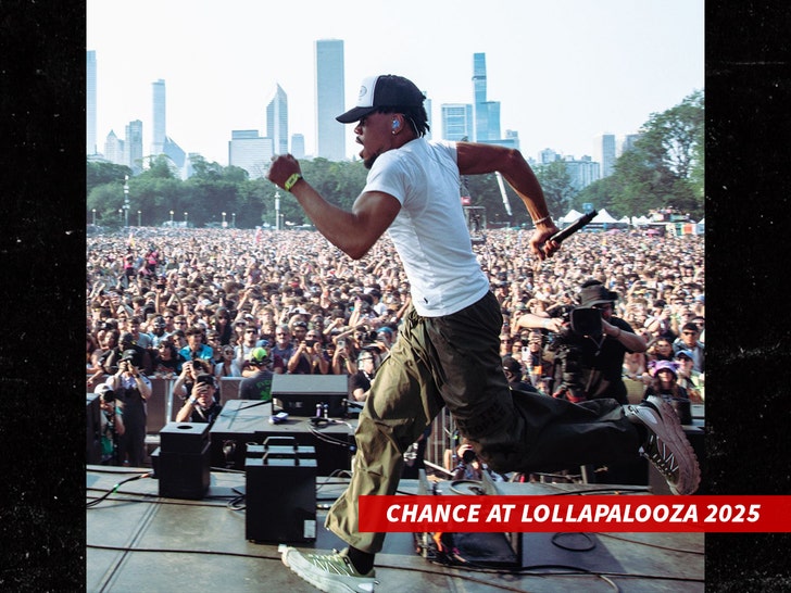 Chance Hits The Stage At Lollapalooza 2025
