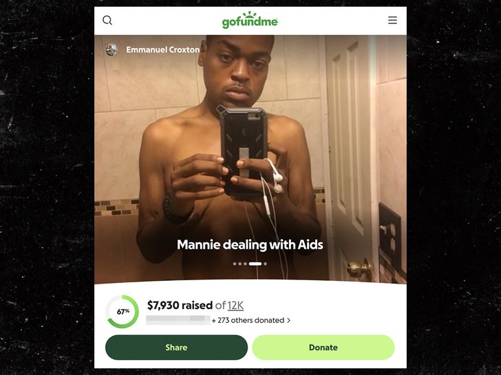 emmanuel croxton principalmente mannie gofundme sub