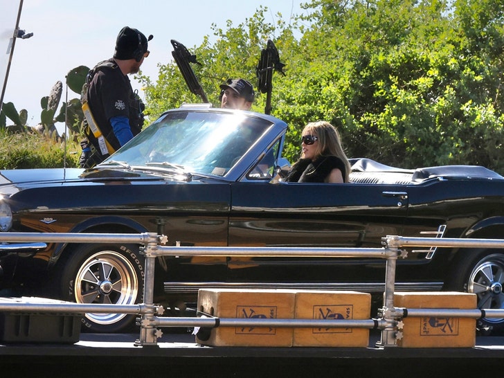 Miley Cyrus Spotted Filming 'Hannah Montana' 20th Anniversary Special in Malibu