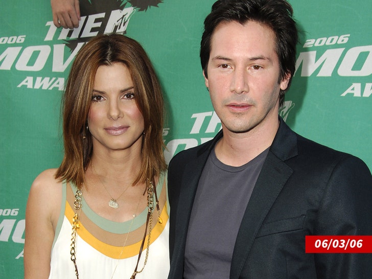 keanu reeves and sandra bullock getty