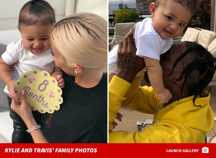 Travis Scott and Kylie Jenner Family Photos
