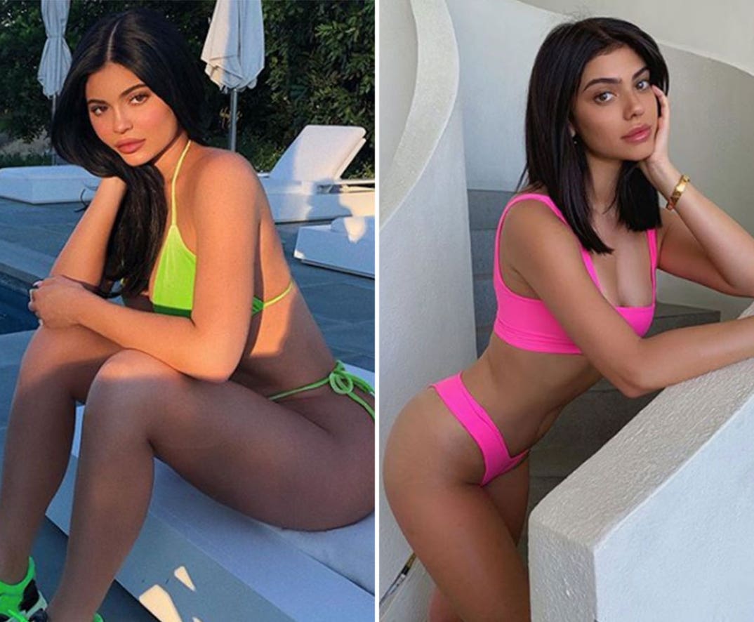 Kylie Jenner (22) vs. Kelsey Calemine (20) -- Lookalike Edition