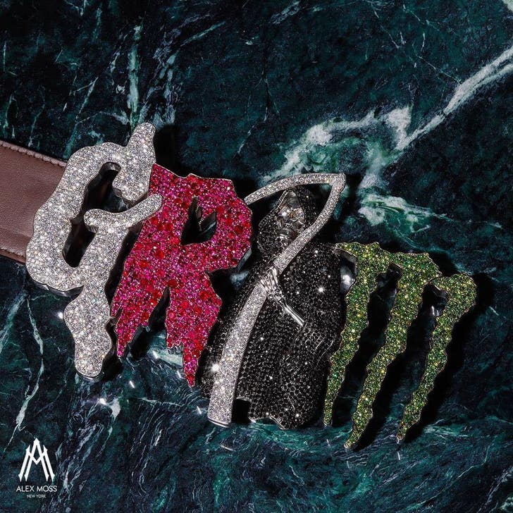 A$AP Rocky Steps Out Wearing Gucci x PROLETA RE ART