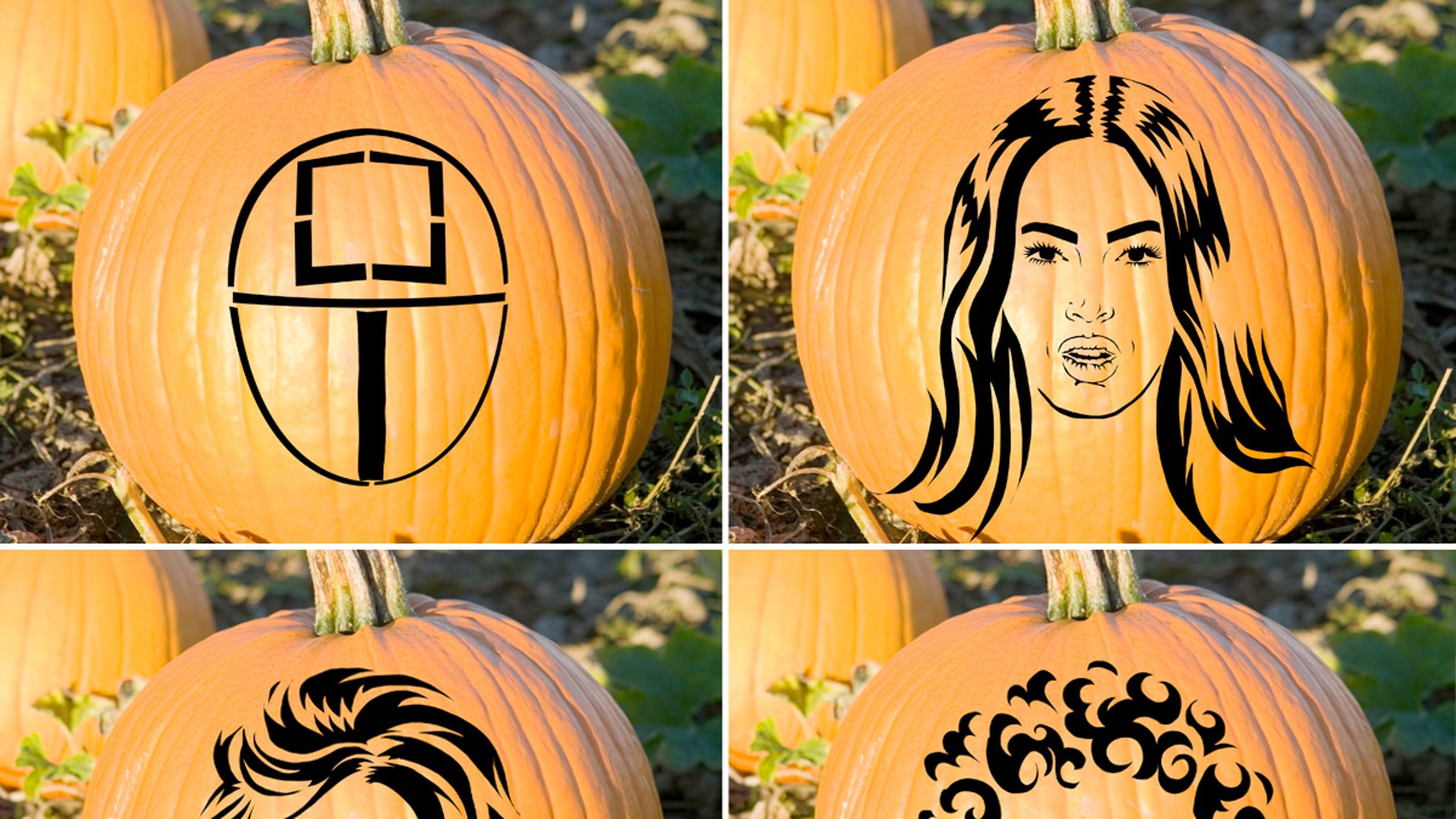 New York Jets on X: Carving your pumpkins this weekend? Use these stencils  & tweet us the finished product! [   / X