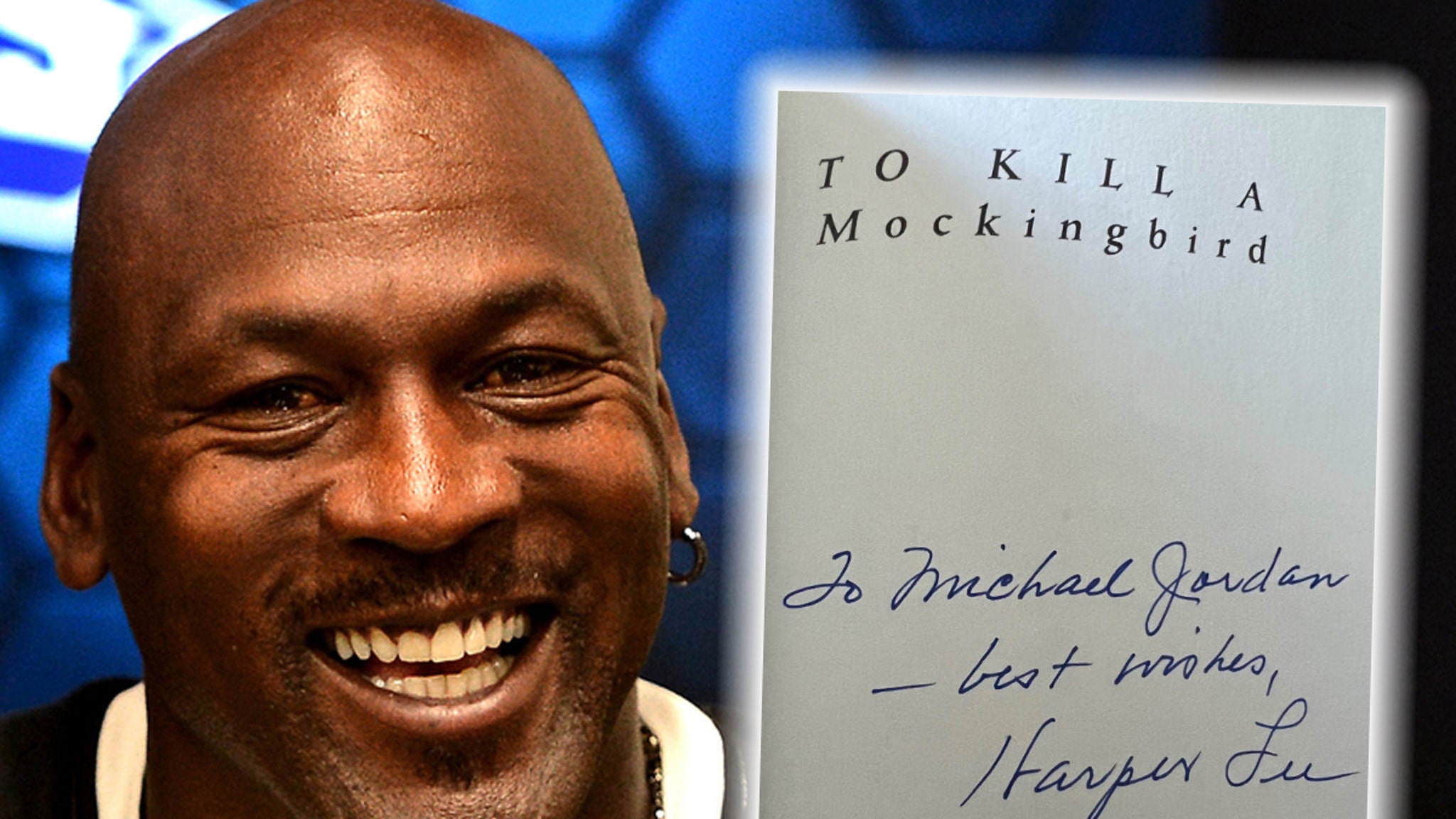 Harper Lee's signed book "To Kill a Mockingbird" by Michael Jordan on sale