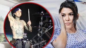 Travis Barker Drums to Baby's Heartbeat in Delivery Room, Gets Roasted Online