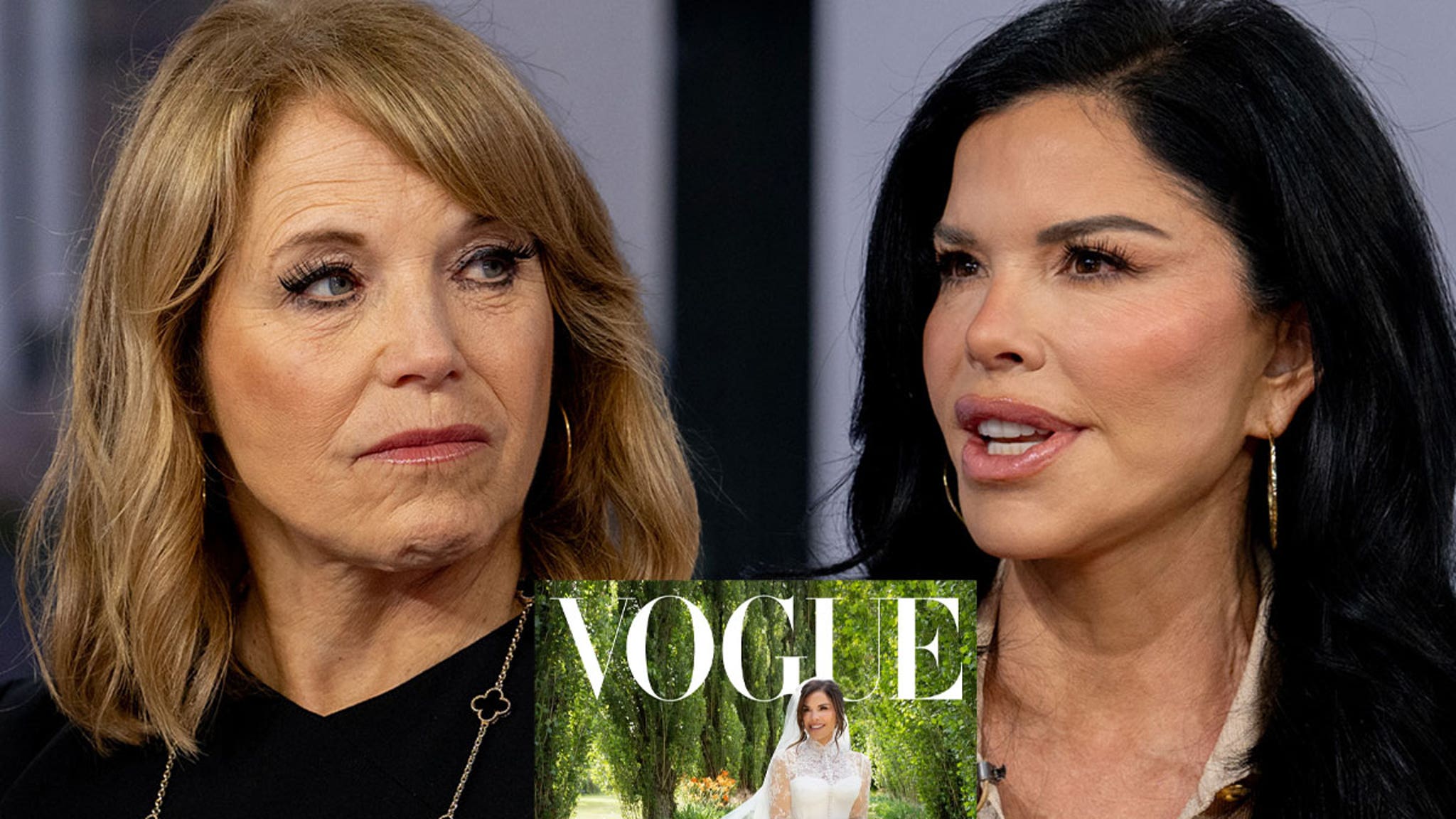 Katie Couric Calls Lauren Sanchez’s Vogue Cover in Wedding Dress ‘Tacky’
