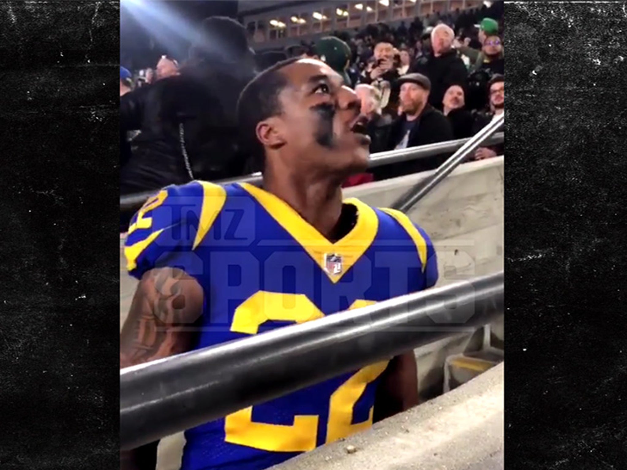 Rams Marcus Peters Confronts Heckler During Game, 'Talk That Sh*t Now,  N***a'