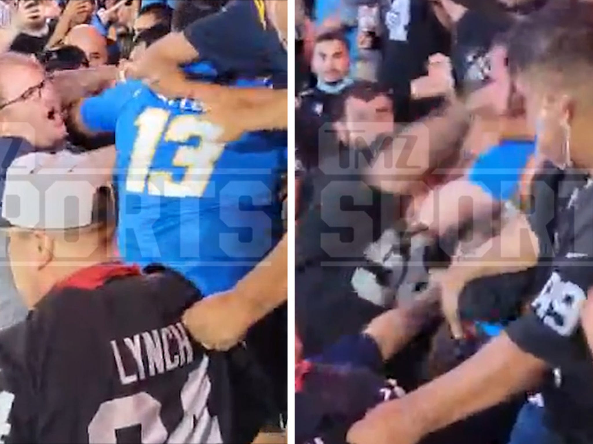 Keenan Allen Fan Eats Punches In Another Fight At Chargers' 'MNF' Game